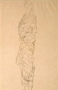 Woman in a Kimono by Gustav Klimt