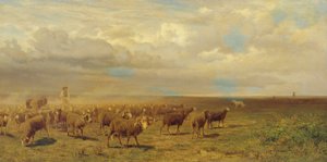Sheep Herd in the Puszta