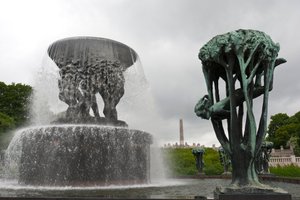 Fountain and 