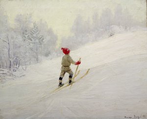 Ski Training by Gustav Wentzel