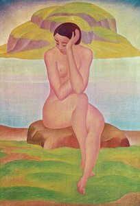 Girl on a Rock