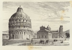 Cathedral Square, Pisa by Gustave Bauernfeind