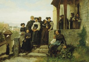After the Protestant Church Service