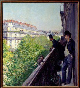 A Parisian balcony in 1880