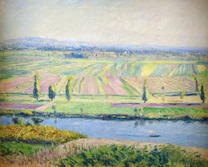 The Plain of Gennevilliers from the Hills of Argenteuil by Gustave Caillebotte