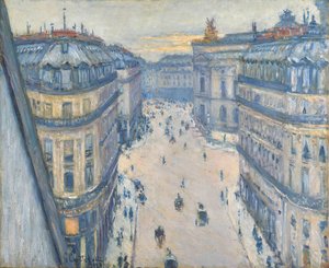 Halévy Street, View from the Seventh Floor by Gustave Caillebotte