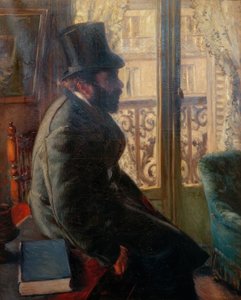 Man in Top Hat, Sitting by the Window