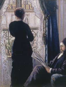 Interior, Woman at the Window by Gustave Caillebotte