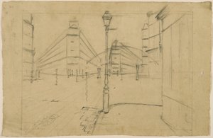 Study for Paris Street; Rainy Day