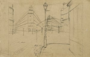 Study for Paris Street, Rainy Day