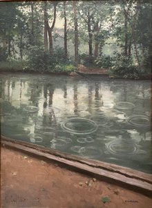 The Yerres, Effect of Rain, 1875 by Gustave Caillebotte