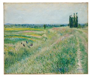 The Plain of Gennevilliers, Group of Poplars, c.1883