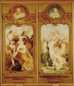 The Foyer de la Danse Has Four Murals by Boulanger Showing a Danse Bachique, Bacchanalia, and a Danse Champetre, a Country-Dance by Gustave Clarence Rodolphe Boulanger