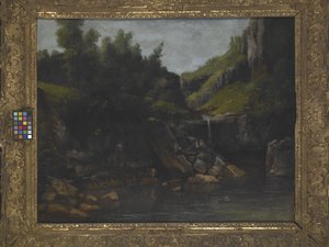 Cascade In A Rocky Landscape