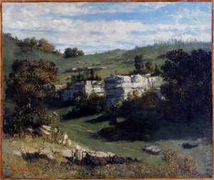 Landscape of the Jura by Gustave Courbet
