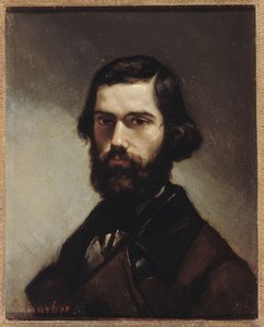 Portrait of Jules Vallès (1832-1885), author by Gustave Courbet