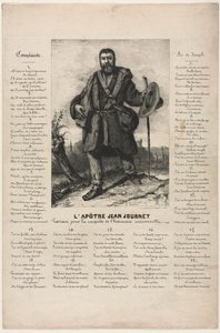 Jean Journet Departing for the Conquest of Universal Harmony by Gustave Courbet