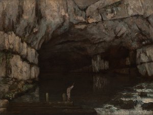 The Cave of the Loue by Gustave Courbet