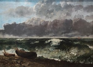 The Stormy Sea by Gustave Courbet