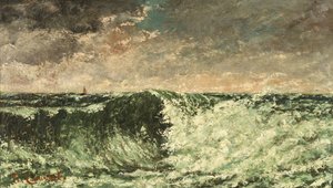 The Wave by Gustave Courbet