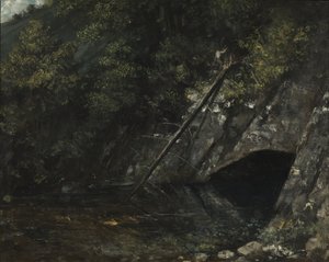 Landscape from La Source Bleue by Gustave Courbet