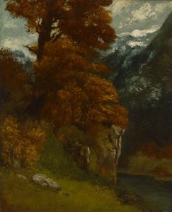 The Glen at Ornans (Autumn Effect) by Gustave Courbet