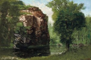 The Silent River by Gustave Courbet