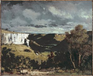 View of the Loue Valley by Stormy Weather