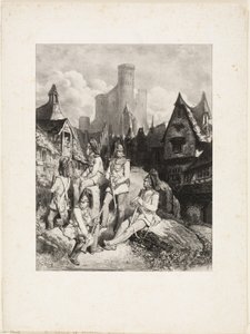 A Group of Austrian Guards by Gustave Dore