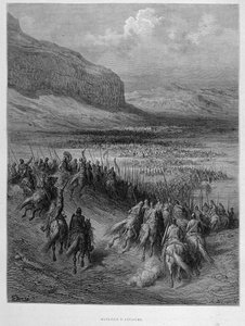 Battle of Antioch during the first crusade by Gustave Doré by Gustave Dore