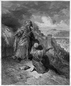 Boabdil leaves Granada - Abu Abd Allah Mohammed, aka El Chico (Muhammad XII), the last Arab King of Granada (illustration from 