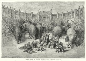 Captive Jews in the Circus at Alexandria by Gustave Dore