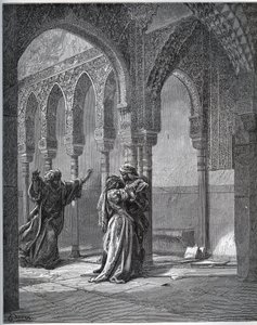 Captive Story. First Encounter of the Captive with Zoraide in the Garden of Her Father - from 