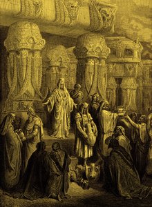 Cyrus Restores the Vessels to the Temple by Gustave Dore