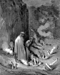 Dante and Virgil in the Inferno