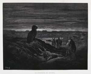 Death of the Prophet of Bethel, Illustration from the Dore Bible by Gustave Dore