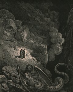 Forthwith That Image Vile of Fraud Appeared by Gustave Dore