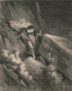 From the Profound Abyss, Behind the Lid of a Great Monument We Stood Retired, c1890 by Gustave Dore