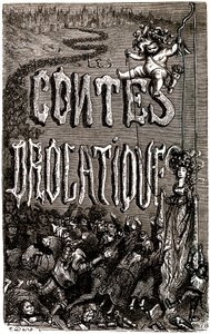 Frontispiece for the Drolatic Tales of Honore de Balzac by Gustave Dore