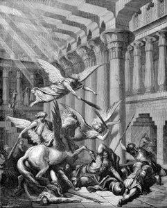 Heliodorus punished in the temple