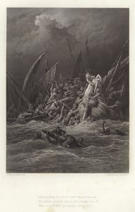 Illustration for Vivien by Alfred Tennyson by Gustave Dore