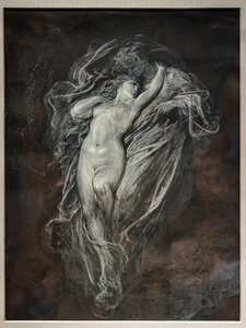 Paolo and Francesca da Rimini in Hell, before 1861 by Gustave Dore