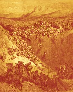Samson kills Philistines with jawbone of ass - Bible