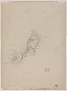 Sketch of Hunting Scene (verso)