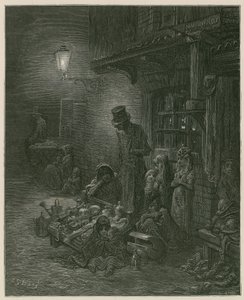 Slums in London by Gustave Dore