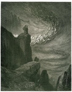 The Hell of Dante Alighieri (The Divine Comedy) illustrated by Gustave Dore. French edition of 1861 by Gustave Dore