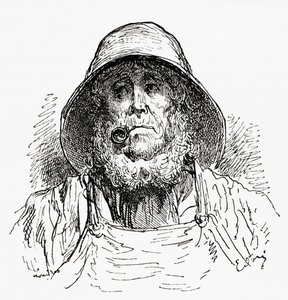 The Marseilles Sailor, after a Drawing by Gustave Dore. From Life and Reminiscences of Gustave Dore, published 1885