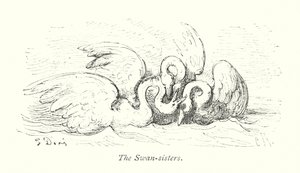 The Swan Sisters by Gustave Dore