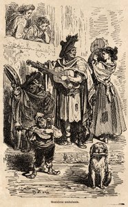 Travelling Musicians in Valencia by Gustave Dore