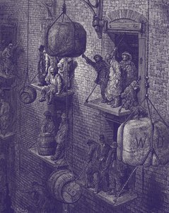 Victorian London Warehouse by Gustave Dore